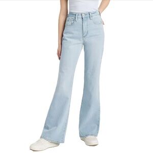 Universal Thread High-Rise Flare Denim Jeans Sz 12 12/S Blue Light Wash Bootcut